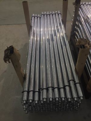 1000mm - 8000mm فلز برگهای توخالی ، پولیش شده چوب کروم سخت